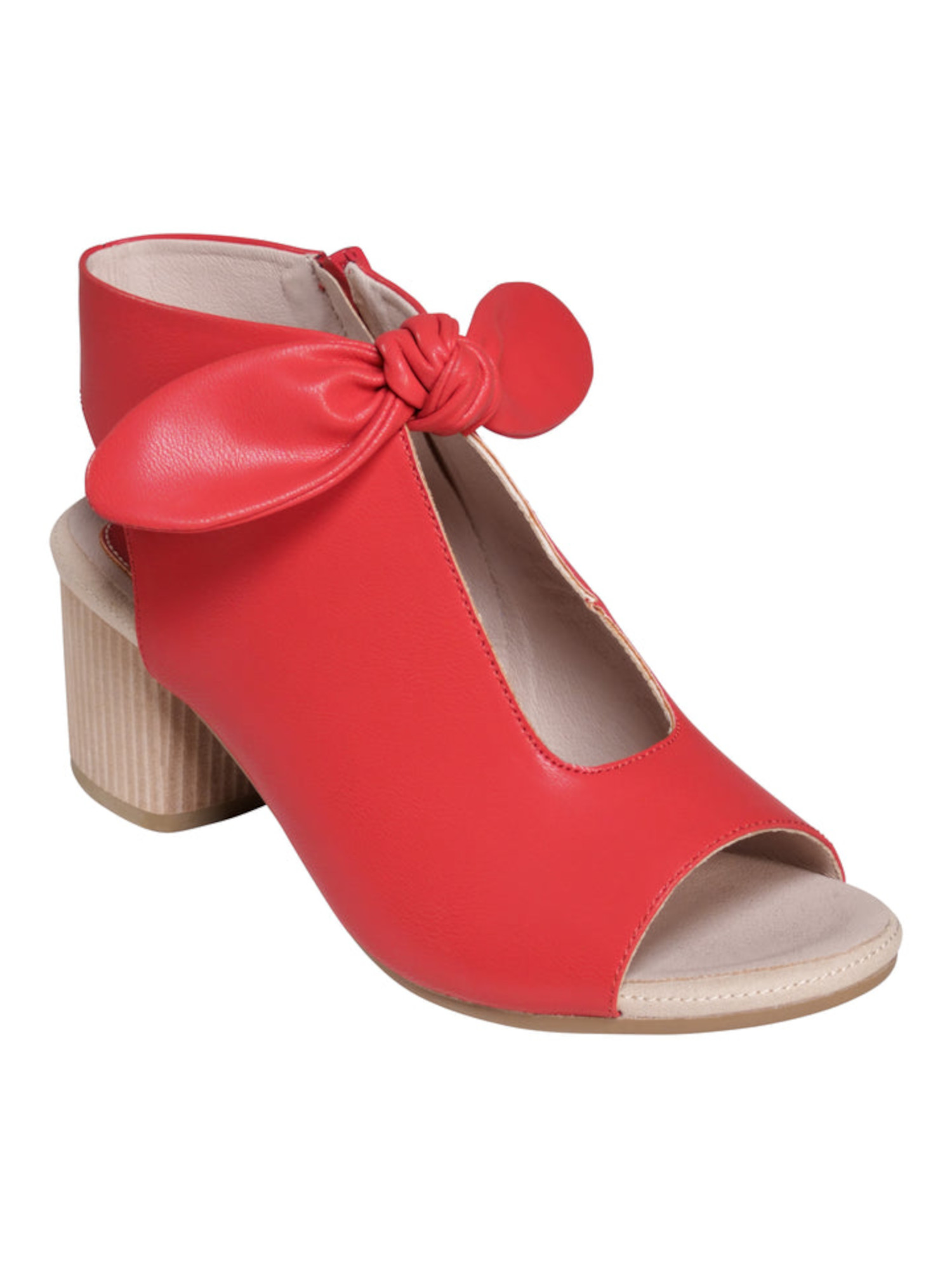 ХОРОШИЙ ВЫБОР, женские красные шлепанцы Kimora с круглым носком и блочным каблуком на высоком каблуке 8,5