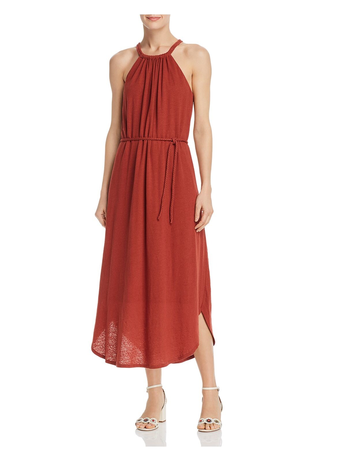 Joie Joie 'Vivany' Print Silk & Linen A-Line Midi Dress | Dresses