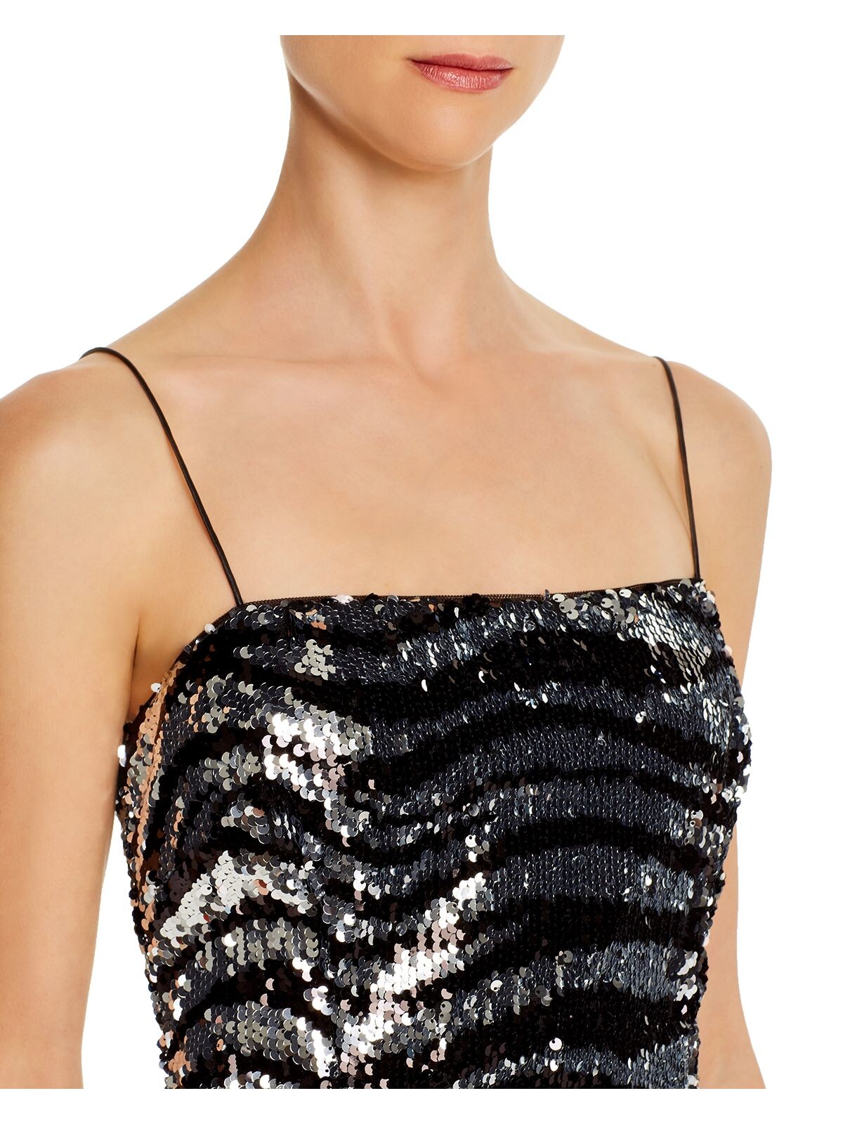 AIDAN MATTOX Womens Spaghetti Strap Above The Knee Evening Body Con Dress - Picture 7 of 12