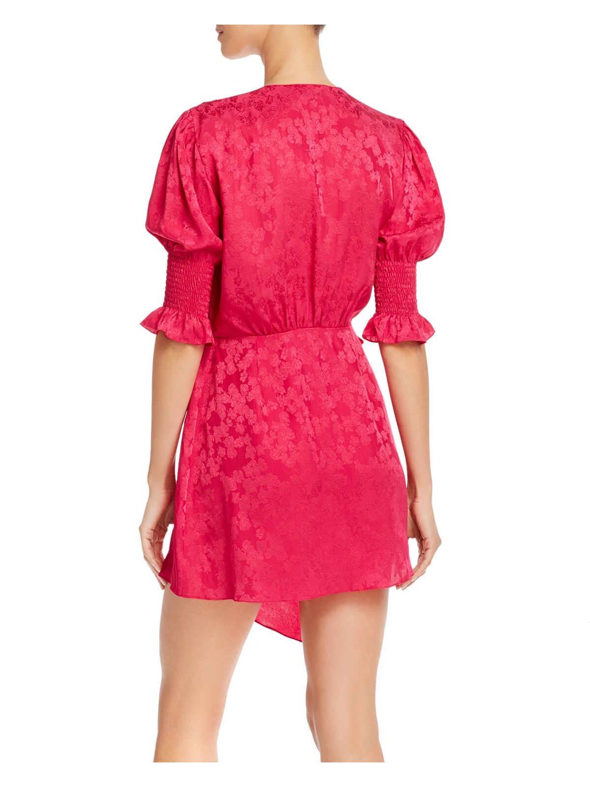 ART DEALER Womens Wrap Dress Short Elbow Sleeve Surplice Neckline Wear To Work