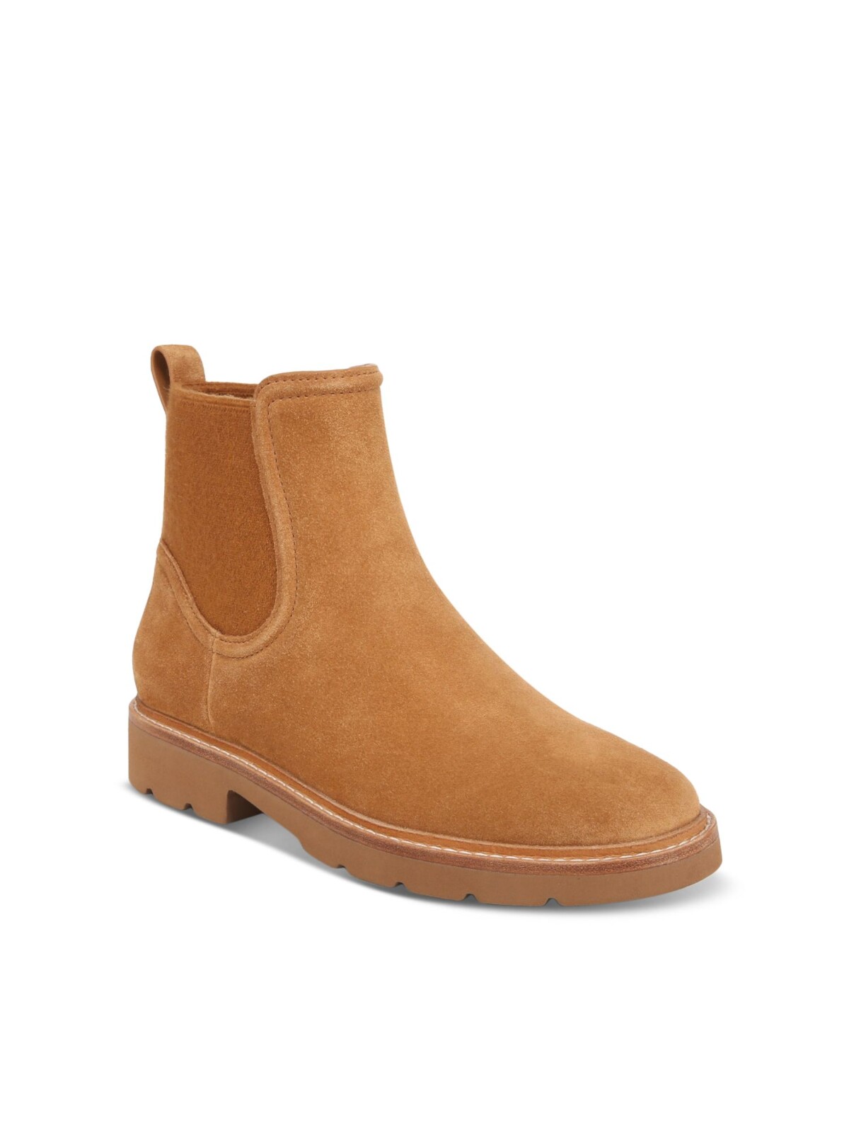 VINCE Womens Brown Water Repellent Back Pull-Tab Rue Leather Chelsea 11 M 18290₽