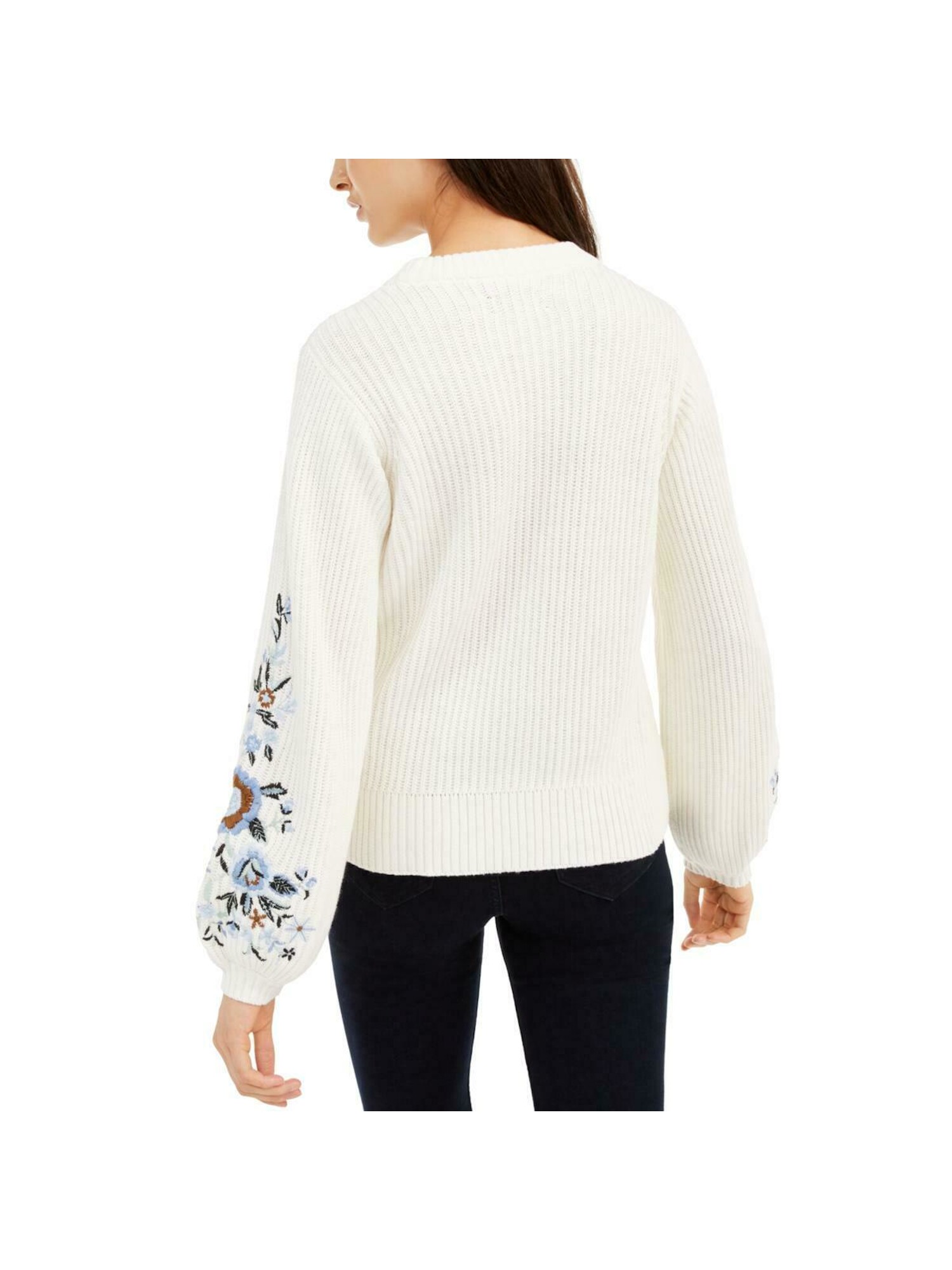 lucky brand floral sweater