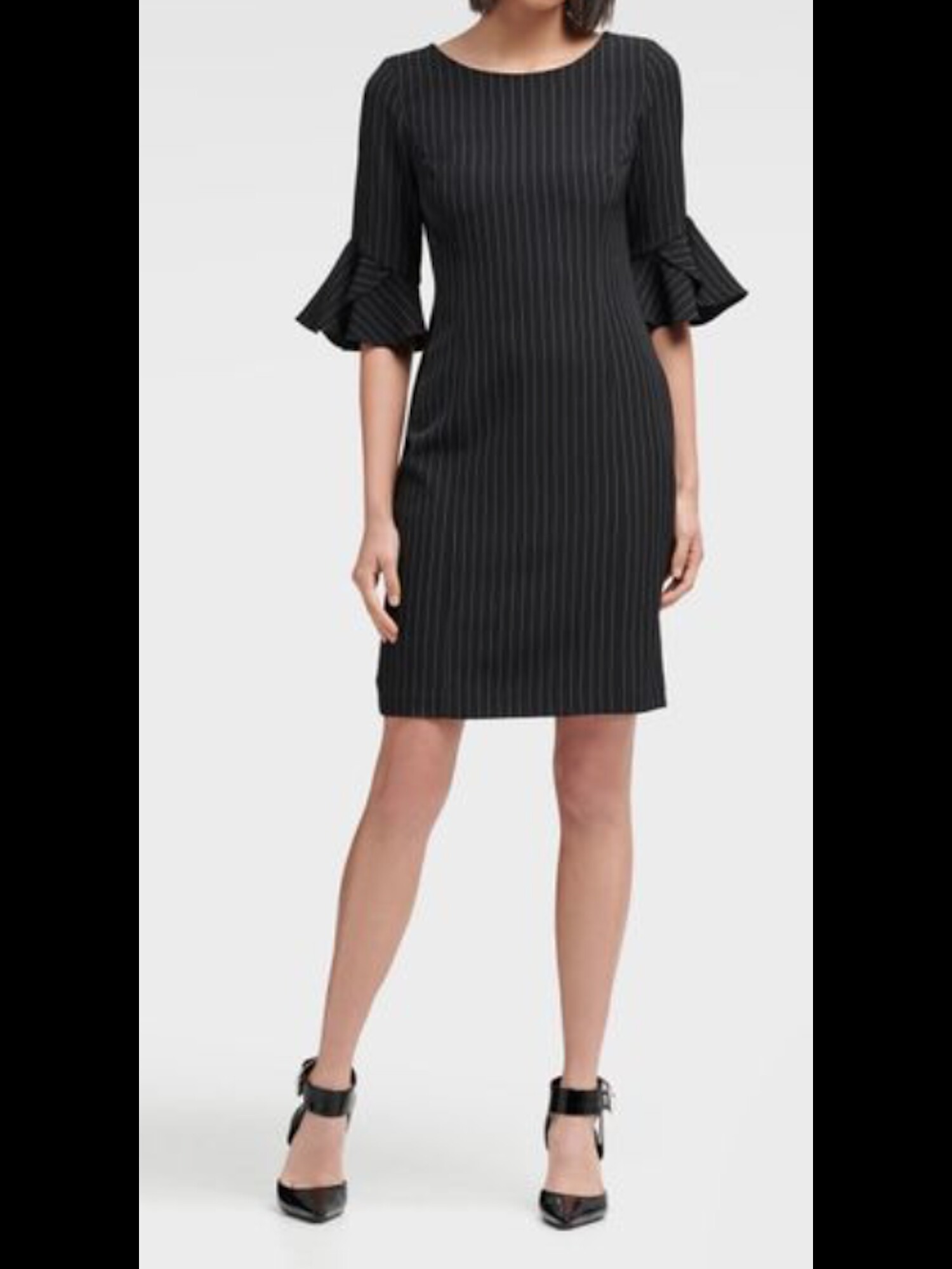 dkny bell sleeve dress