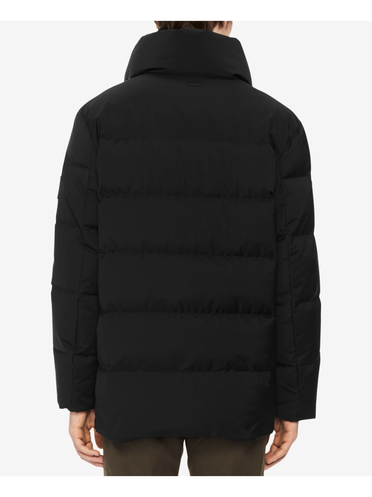 Calvin Klein 328 Men's Black Winter Down Puffer Coat L B&B eBay