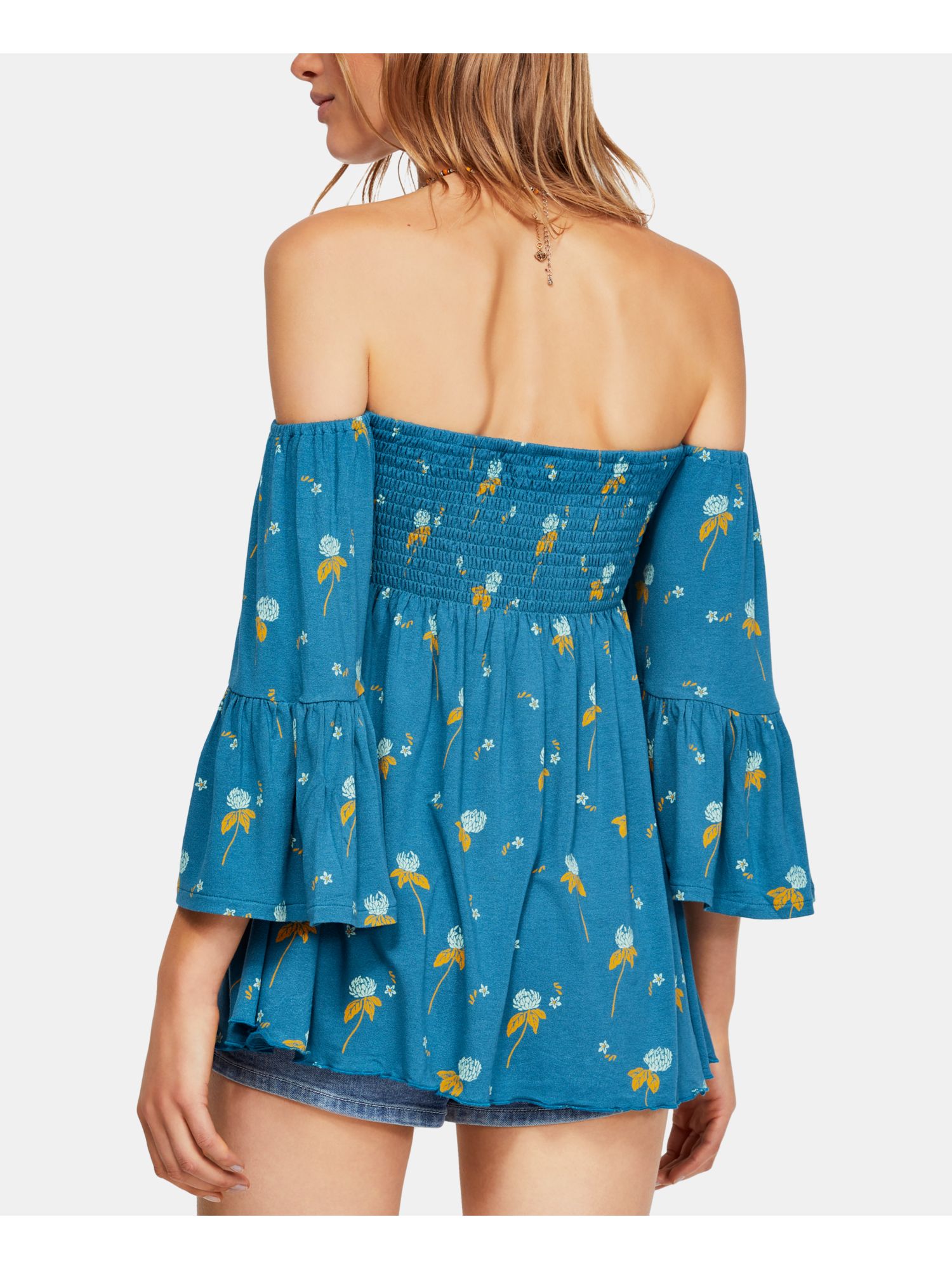 long sleeve teal top
