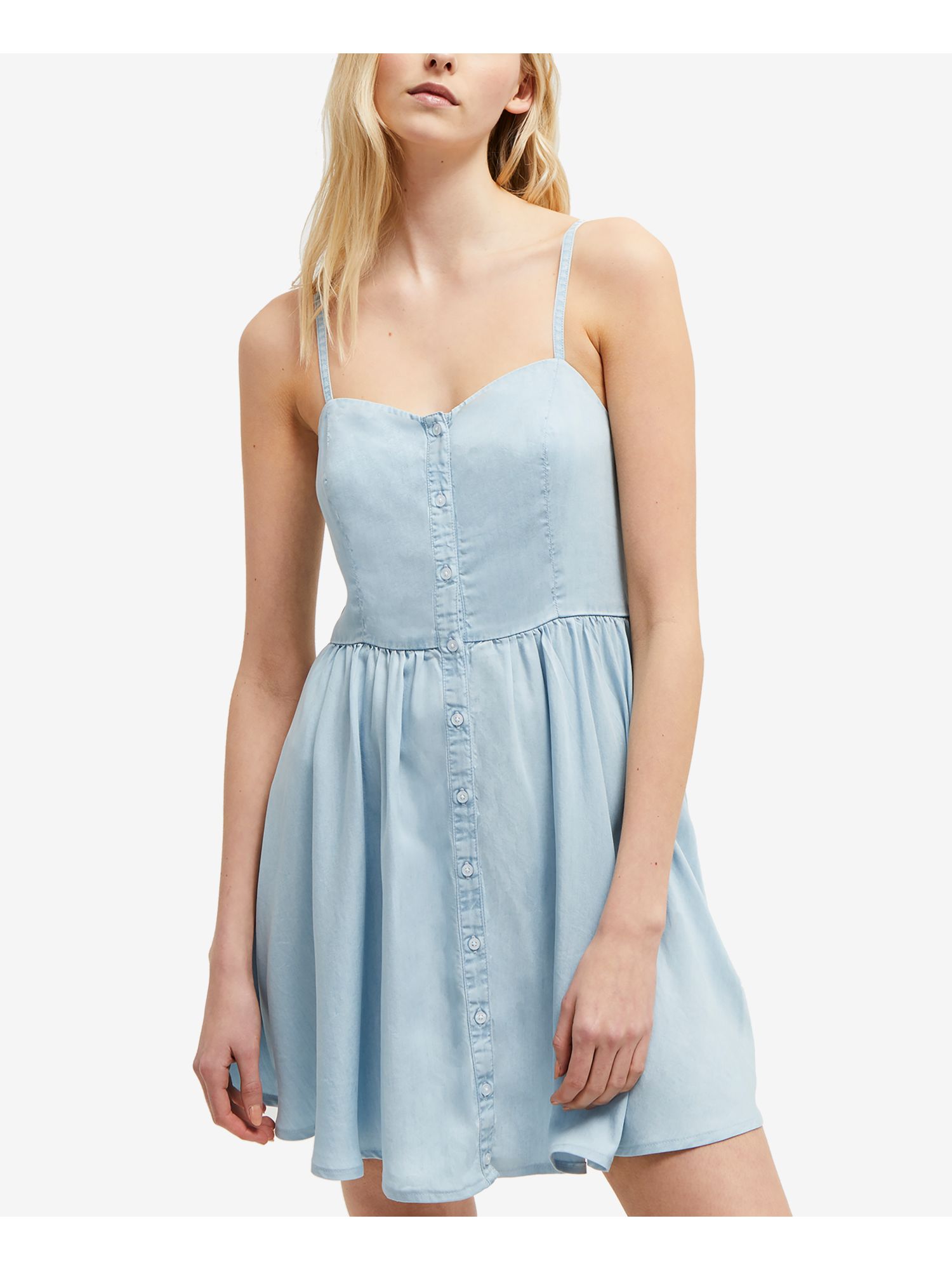 light blue french connection dress