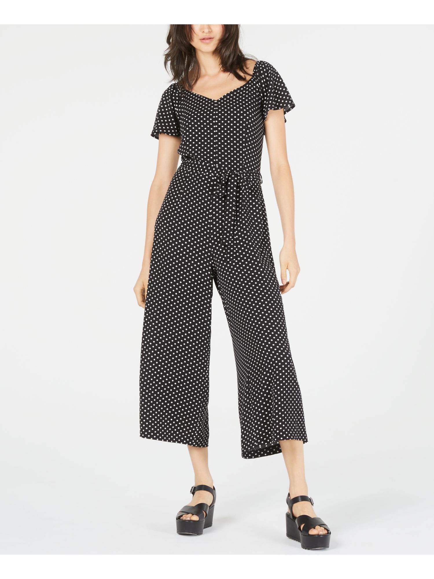 monteau polka dot jumpsuit