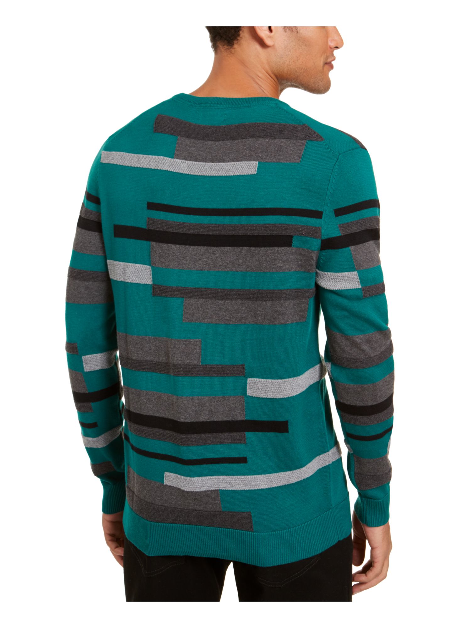 alfani color block sweater