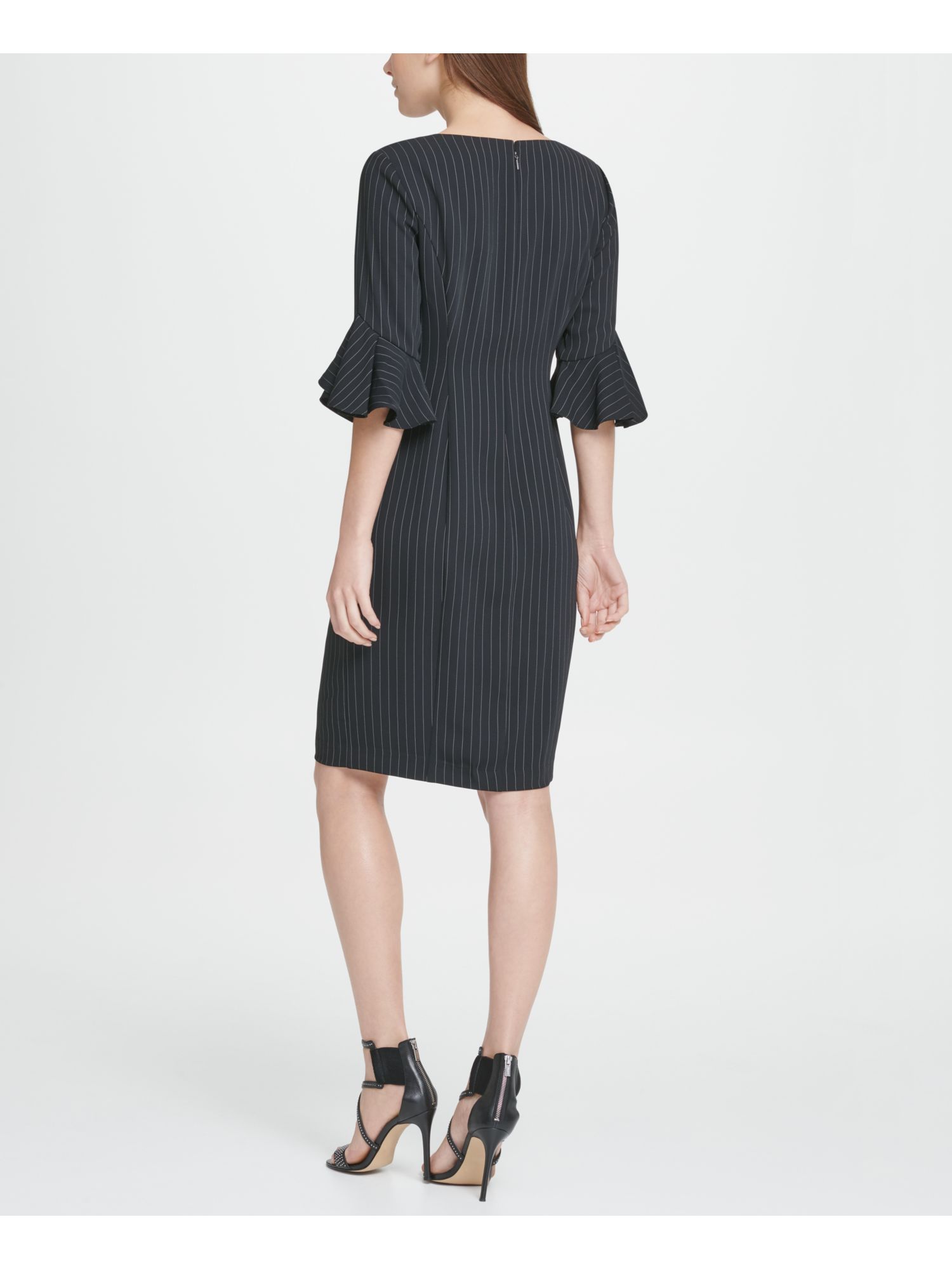dkny bell sleeve dress