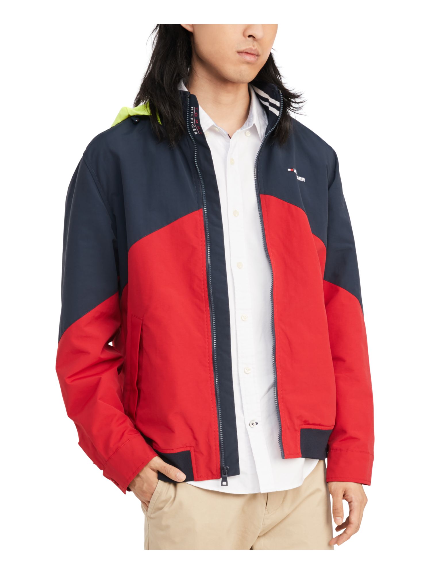 maroon tommy hilfiger jacket