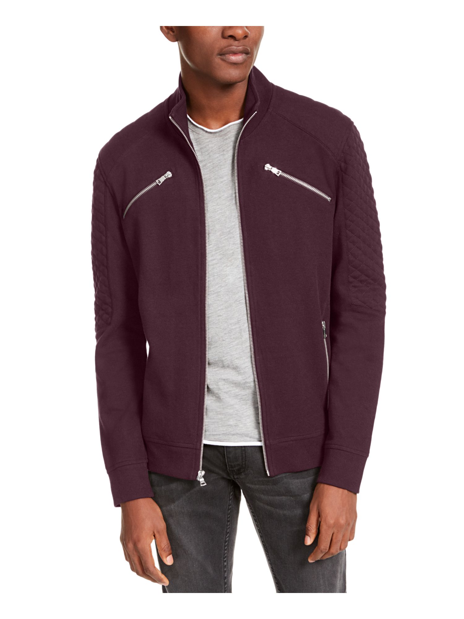 INC Mens Burgundy Jacket Size XL eBay