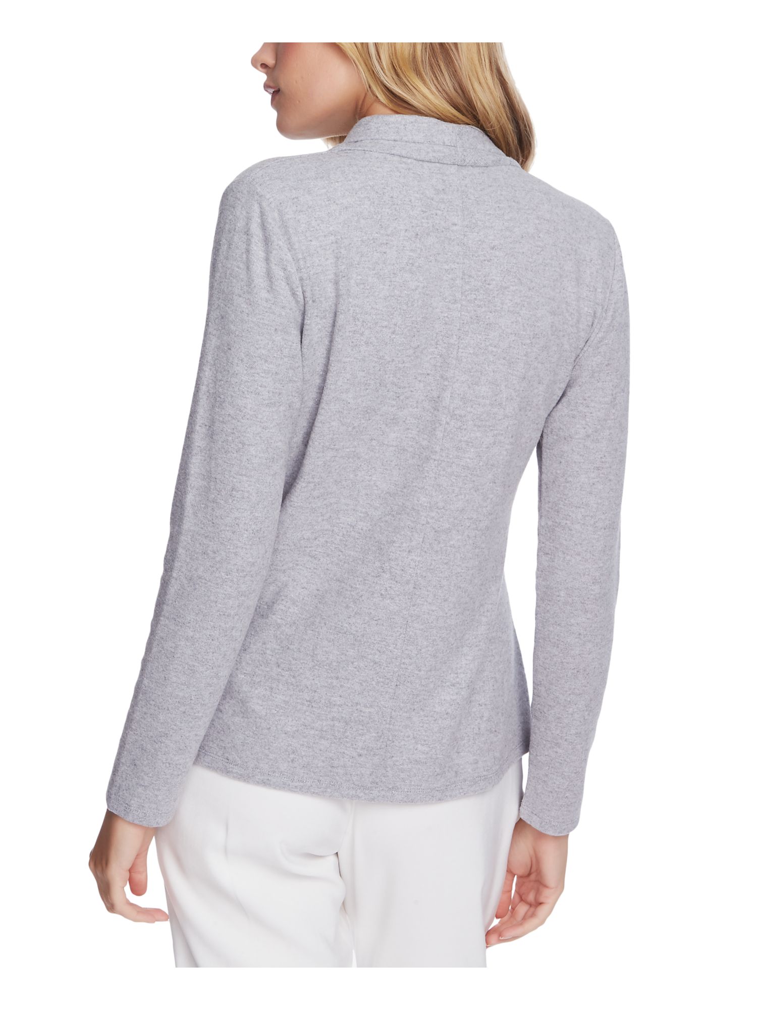1. STATE Womens Gray Heather Long Sleeve V Neck Wrap Party Top Size: XXS | eBay