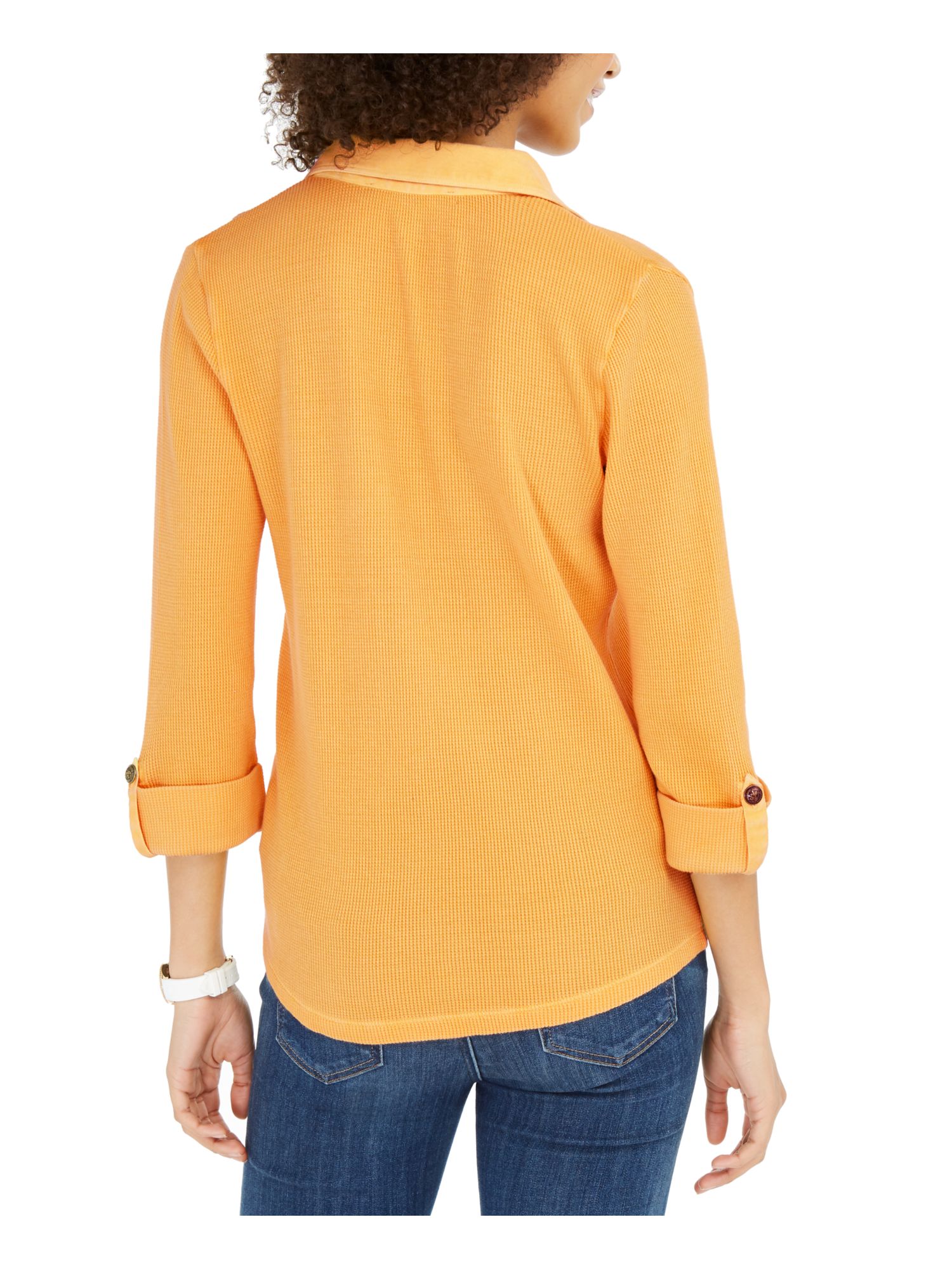 tommy hilfiger waffle knit top
