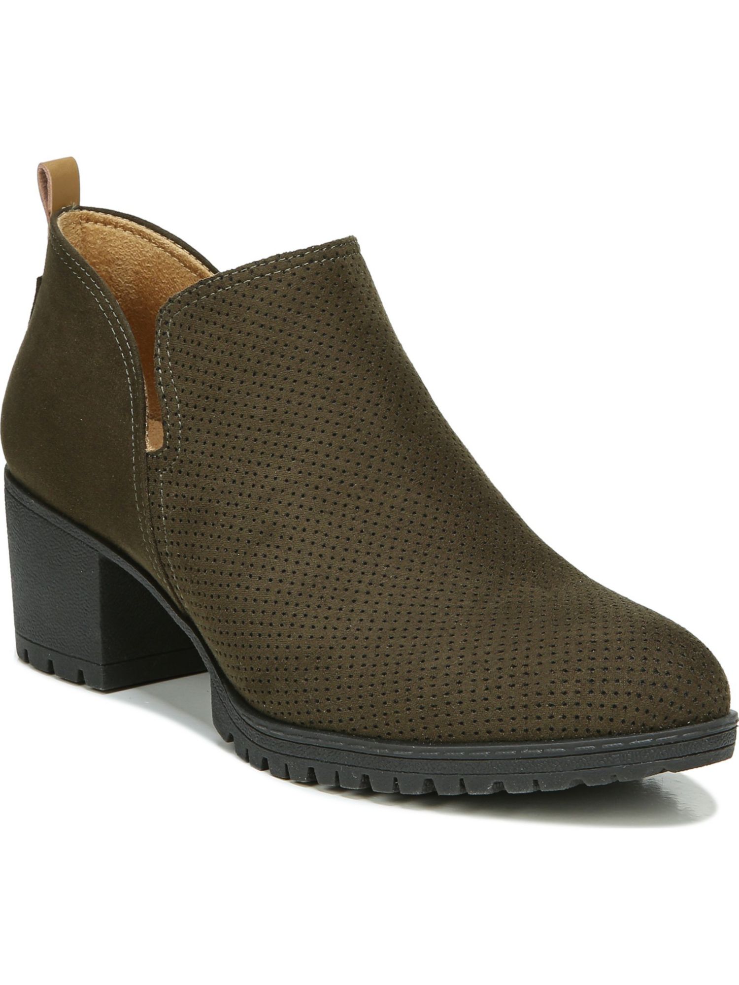 Dr. Scholl's DR SCHOLLS Womens Brown Cushioned Loveit Almond Toe Block ...
