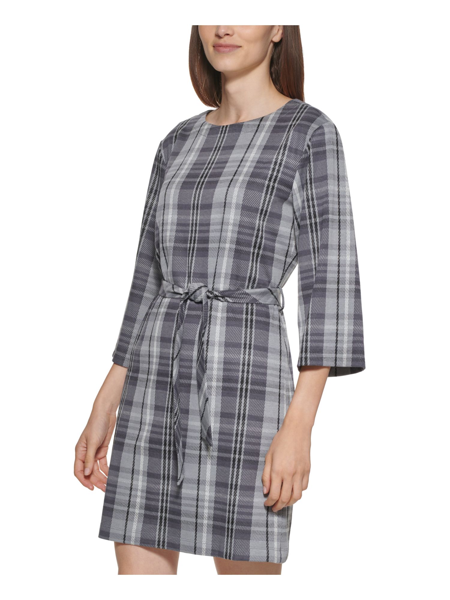 Женское короткое платье CALVIN KLEIN с рукавом 3/4 для рабочей смены